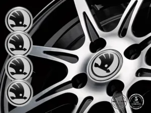 Skoda Harz-Dome-Aufkleber Ausgabe Luxus Radlabels
